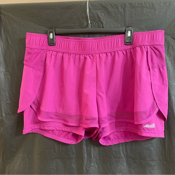 Avia XL Pink Athletic Shorts Running Performance Training Athleisure Track - Picture 1 of 5